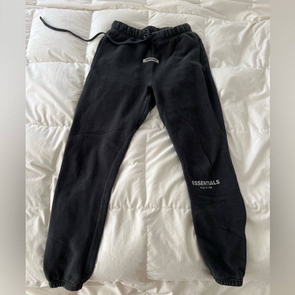Fear of God essentials black sweatpants